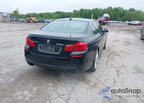 2013 BMW 550I xDrive z USA, uszkodzony, nr VIN WBAFU9C50DDY71650